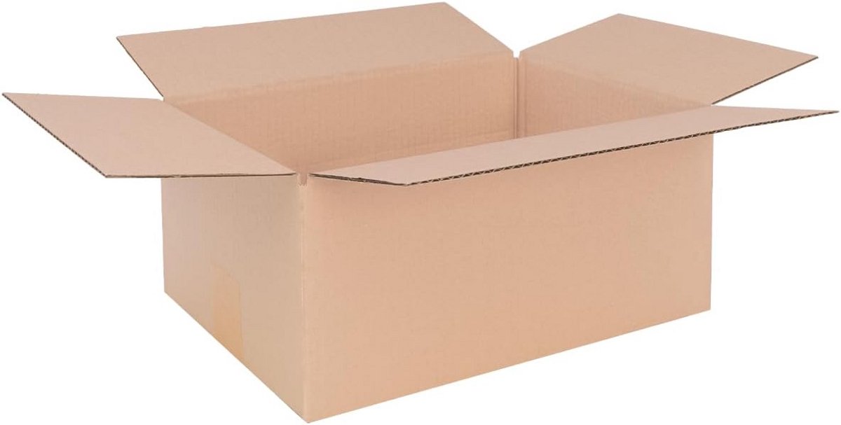 100 Sterke Kartonnen Verzenddozen Verpakkingsdozen 330x240x160 mm - 1-Golf