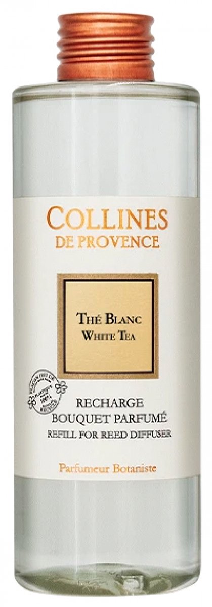 Collines de Provence Geurstokjes navul witte thee 200 ml