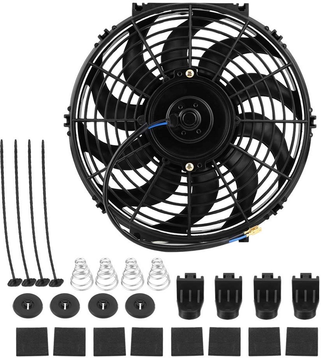 Universele 12 Inch Elektrische Radiator Ventilator 12V Slimme Push Pull Koelkit