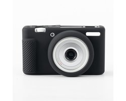 Cameratas Geschikt voor Sony ZV-1F/ZV-1 II/ZV-1M2 digitale camera's, zachte siliconen beschermhoes Geschikt voor de ZV1F, krasbestendige, ultradunne en nauwsluitende softcase - zwart.