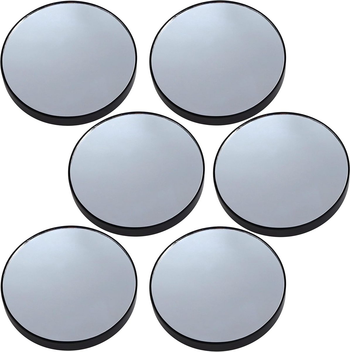 6x Vergrootspiegel 10x Vergroting met Zuignap - Ideaal voor Make-up en Precisiewerk