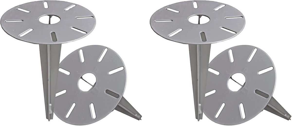 Tuinspies 4-delig Ø 15,5 x 30,5 cm - Grondankers & Bevestiging voor Tuinaccessoires