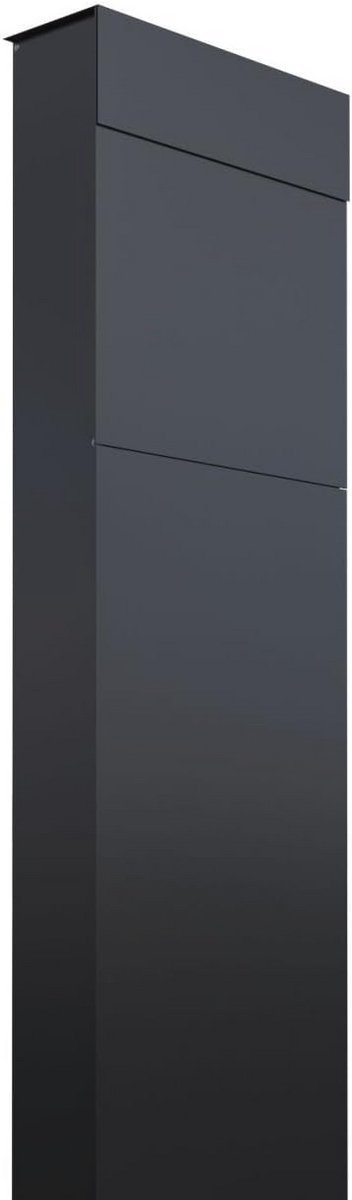 Design Staande Brievenbus Zwart - Modern en Praktisch