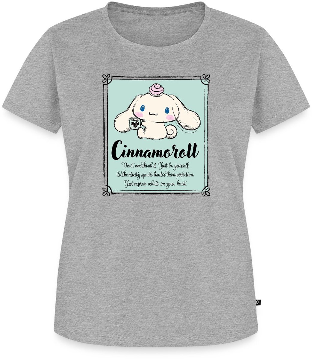 Cinnamoroll Don't Overthink It. Just Be Yourself Premium T Shirt Dames