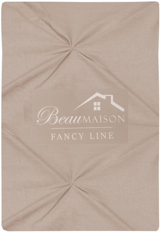 Beau Maison Dekbedovertrek Monte Carlo Taupe 240x200/220 + 2 kussenslopen — afbeelding 5