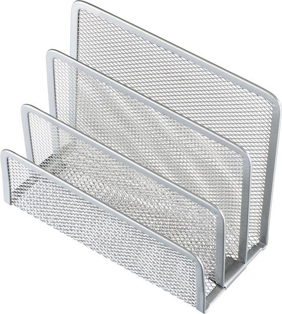 KUBDPQOR Metalen Brievensorteerder – Goudkleurig Met 'Mail' Opschrift – Inclusief Klemmen En Paperclips – Voor Bureau Of Kantoor