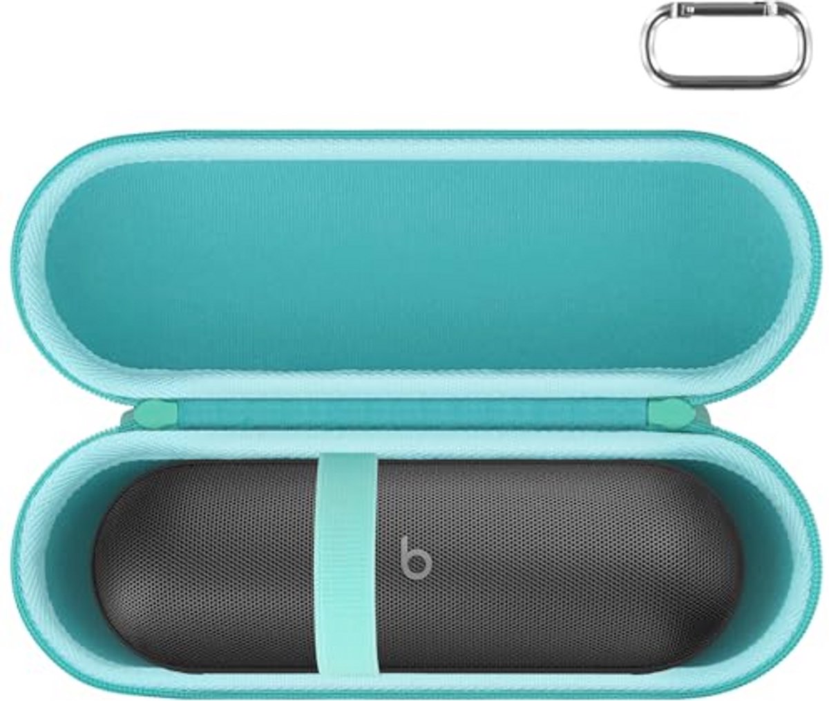 Harde Reisetui voor Draadloze Bluetooth Luidspreker - Mint Groen, Modern Ontwerp