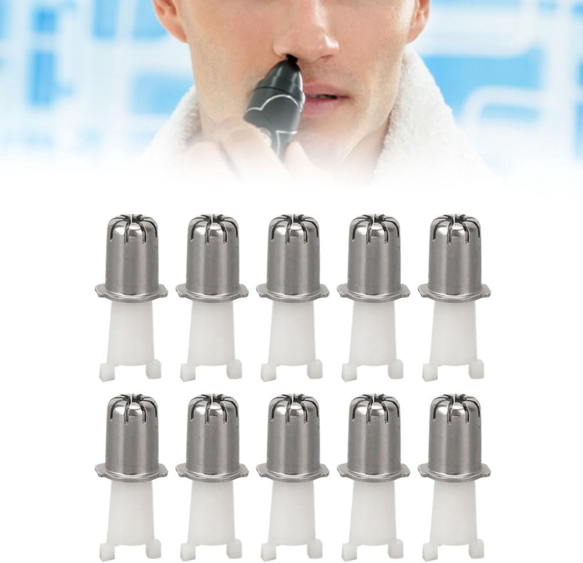 Nose Hair Trimmer - Vervangende Bladen - 10 Stuks Precisie Haartrimmer - Neushaar Knipper Accessoires