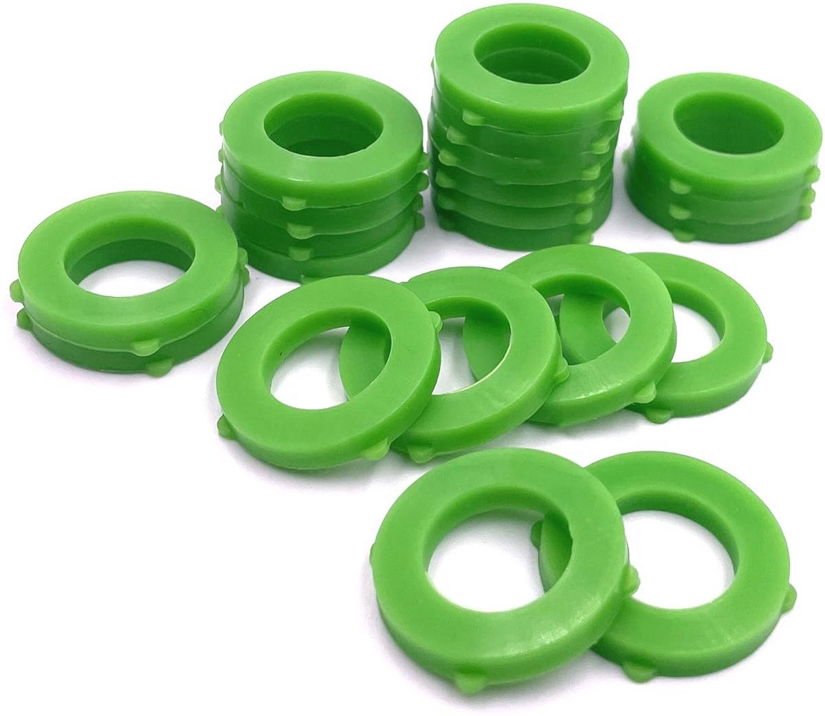 20 Stuks Groene Siliconen Ringpakking voor Tuinslangen en Waterkranen