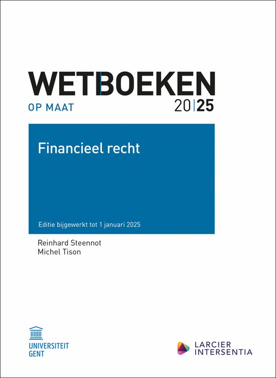 Wetboek Financieel recht - 2025 - cover