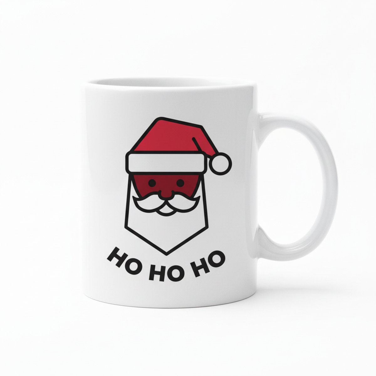 Kerstman Mok 330ml – Feestelijke “Ho Ho Ho” Beker – Perfect Cadeau voor de Feestdagen