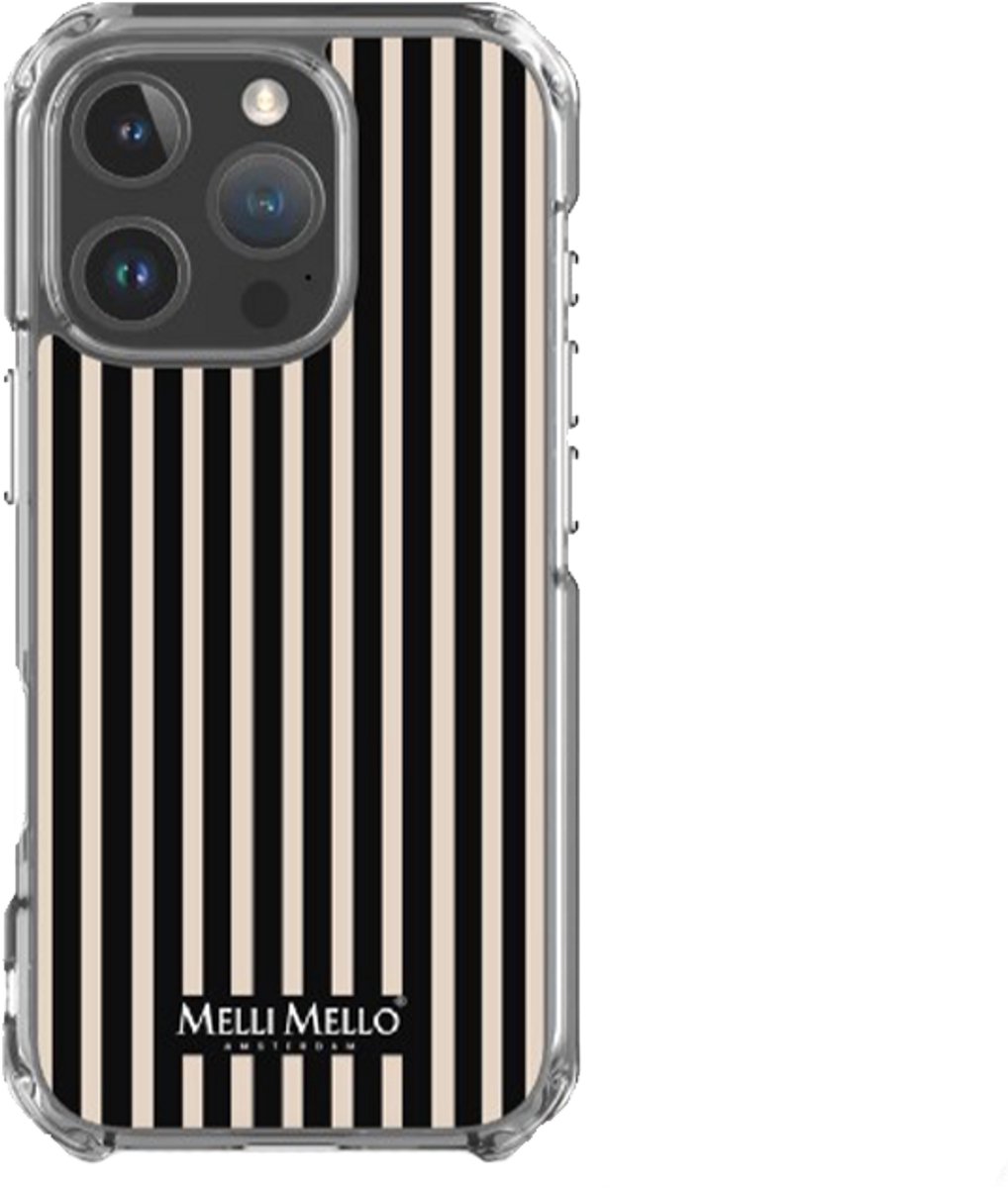 Melli Mello Telefoonhoesje Midnight Lines (Soft case) - Apple iPhone 16 Pro