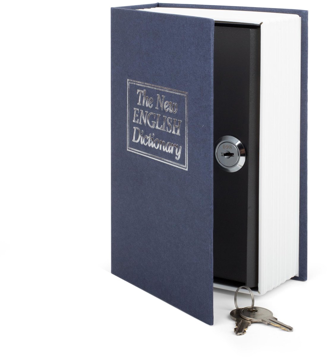 IMPERATORIS® Geheime Boekkluis/Geldkist/Booksafe - Boekenkluis - Verborgen Kluis Boek met Sleutelslot - Spaarpot - Blauw