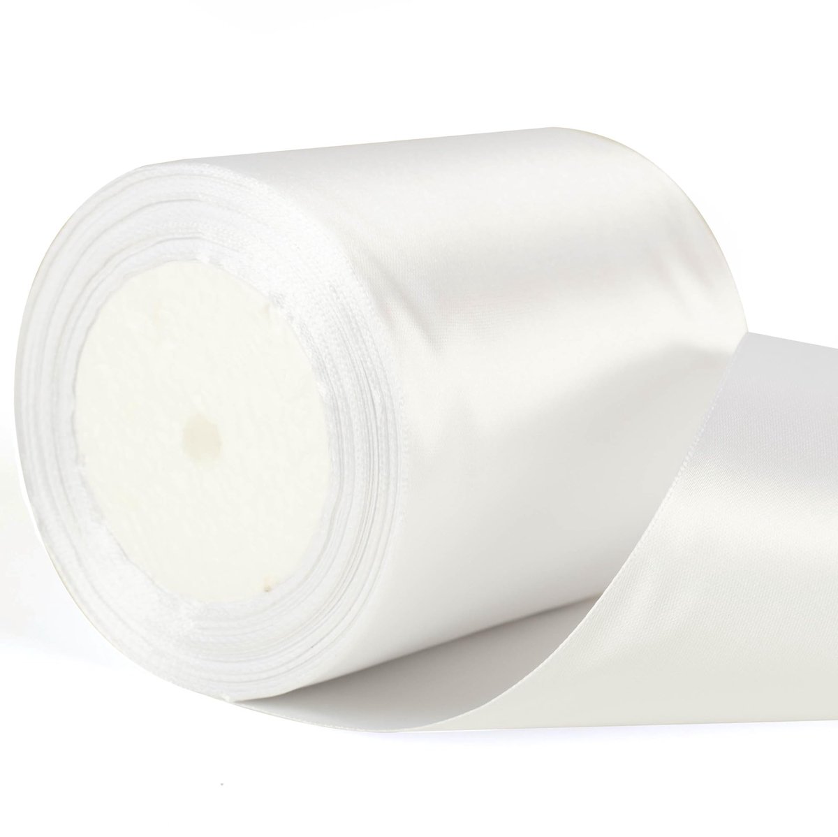 IMPERATORIS® Satijn Linten Set Voor Knutselen, Cadeaus, Decoratie - Cadeaulint - wit