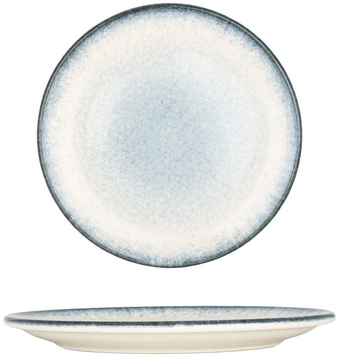 By Bone Dessertbord - Occhio - Porselein - 15 cm - set van 6