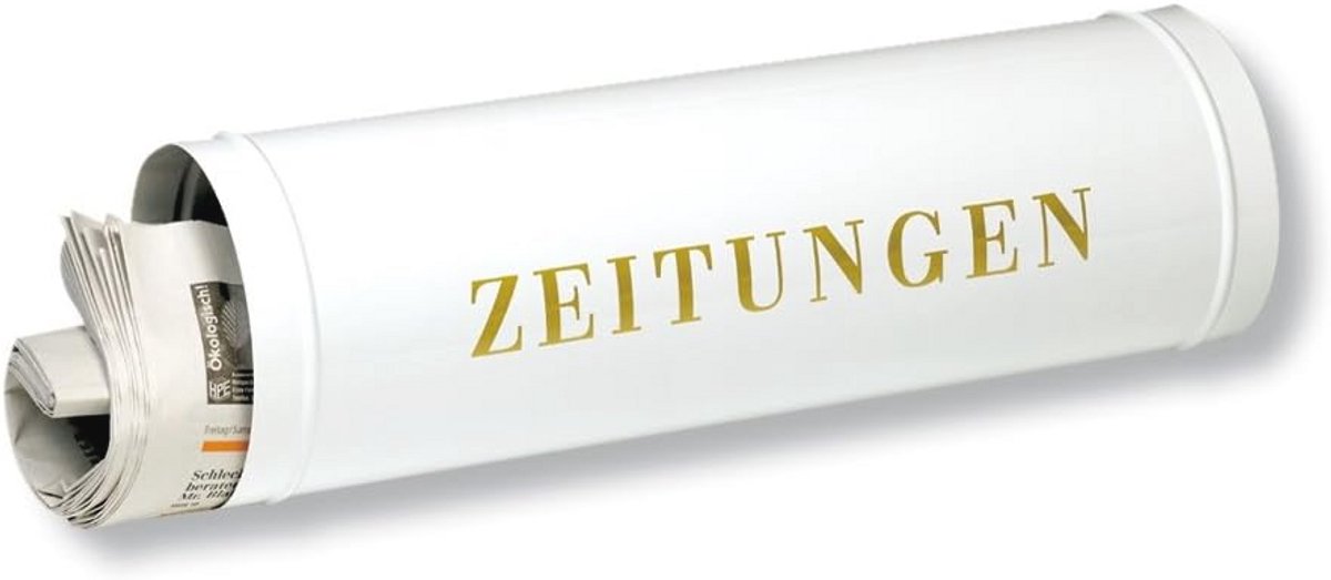 Krantenrol voor brievenbussen met kunststof afdekking - Weerbestendige en duurzame krantenbox