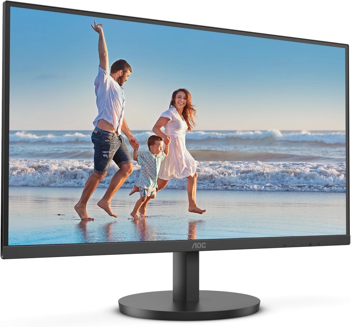 27 Inch FHD Monitor met 75Hz, VA Paneel en Flicker Free Technologie