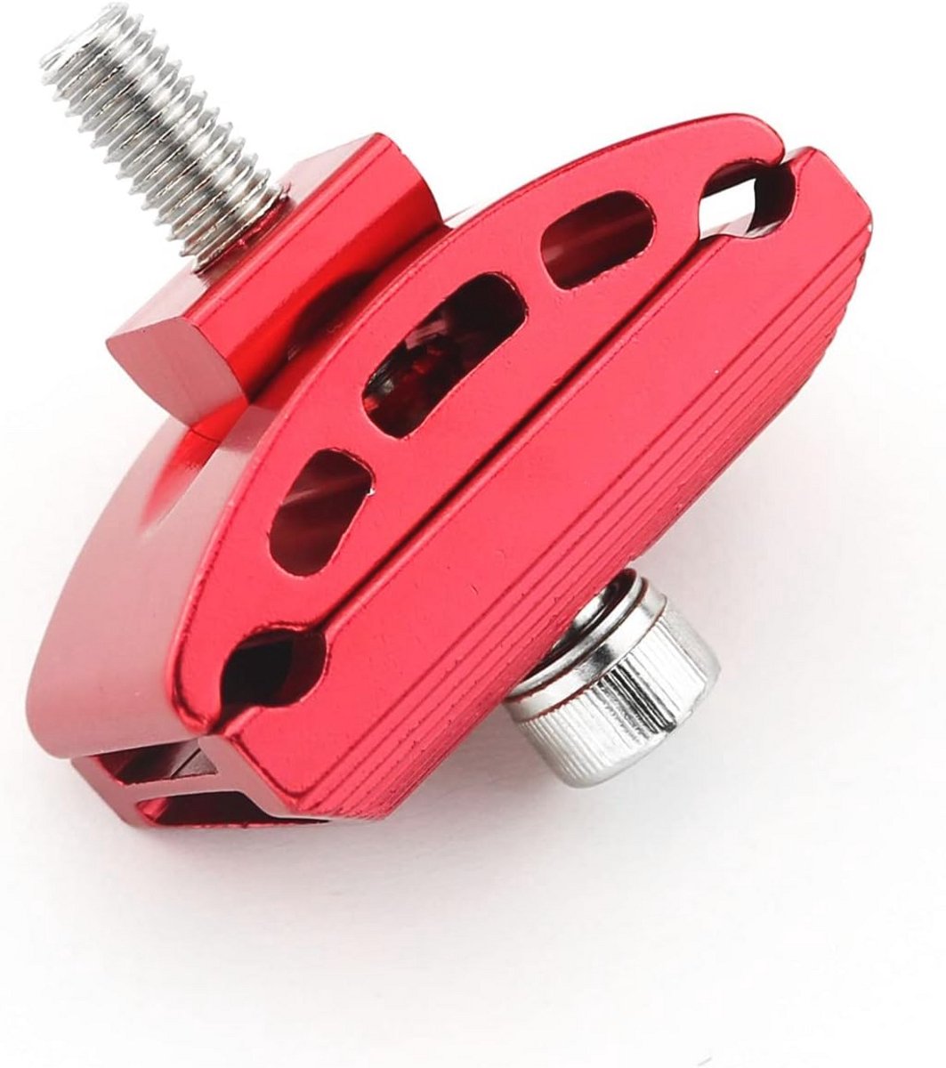 Bicycle Seatpost Clamp - Red Aluminum Alloy Seatpipe Head