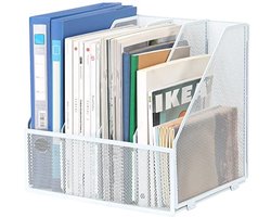 Metalen A4 Tijdschriftenhouder - Organisator voor Kantoor en Thuis