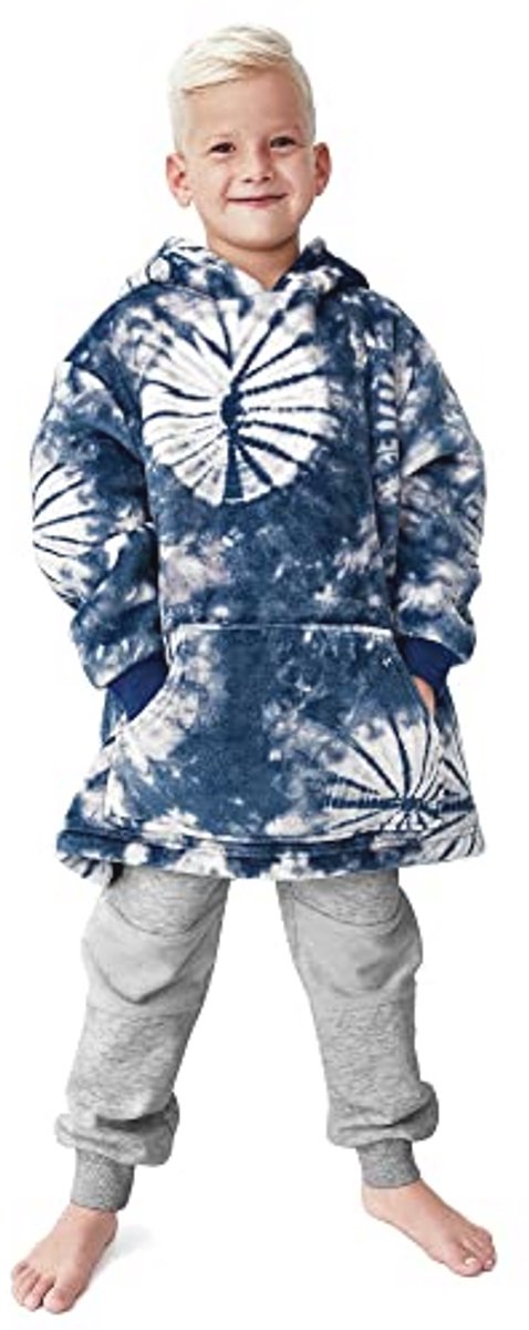 Oversized hoodiedeken voor kinderen - Gigantisch warm sweatshirt met capuchon