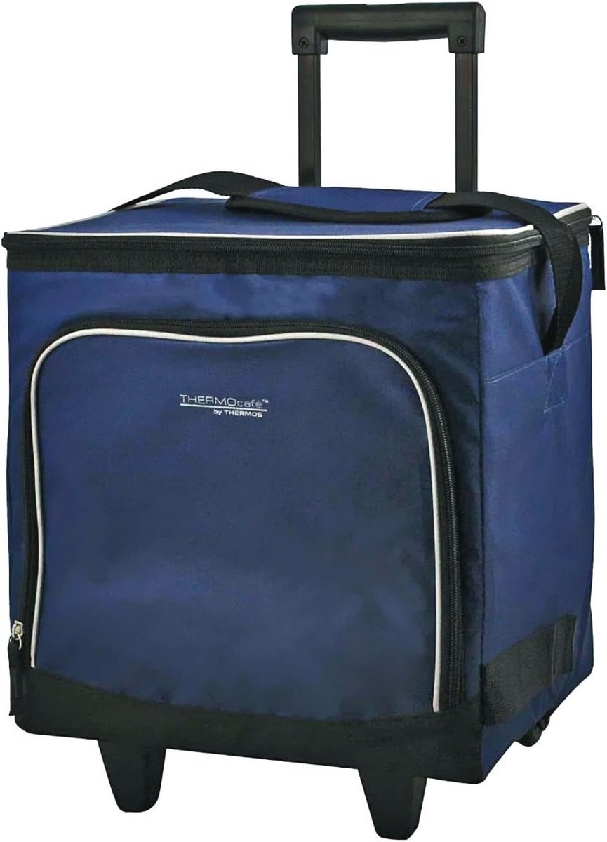 Koeltas op wielen 28 liter - Marineblauw