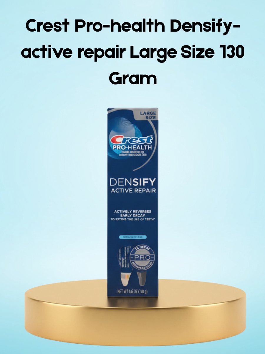 Crest Pro-Health Densify Active Repair – Groot formaat 130 g – Tandpasta voor Actief Herstel & Versterking – Beschermt Tandglazuur, verminderde Gevoeligheid & Bevordert Gezond Tandvlees – Voor Sterke, Gezonde & Stralende Tanden