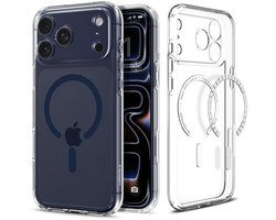 Spigen Ultra Hybrid Magsafe, Transparant Diepblauw - Iphone 17 Pro