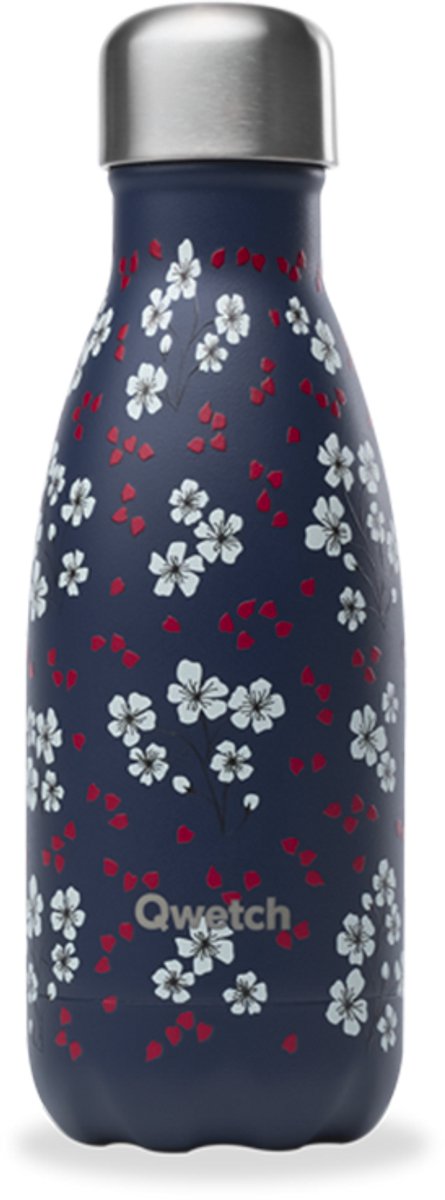 Qwetch - Isothermische fles - Originals Hanami Blauw- 260ml