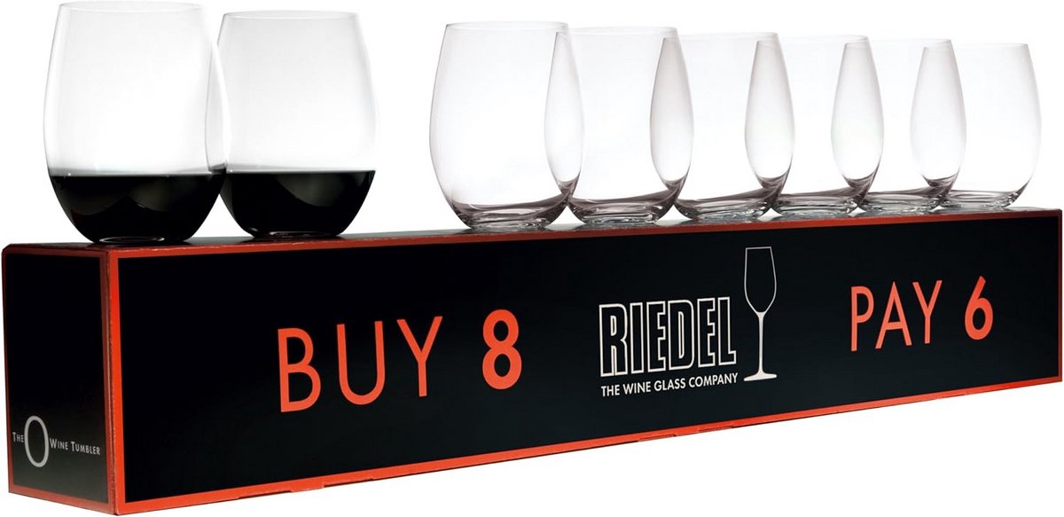 Wijnglazen Set van 8 - Ideaal voor Cabernet en Viognier