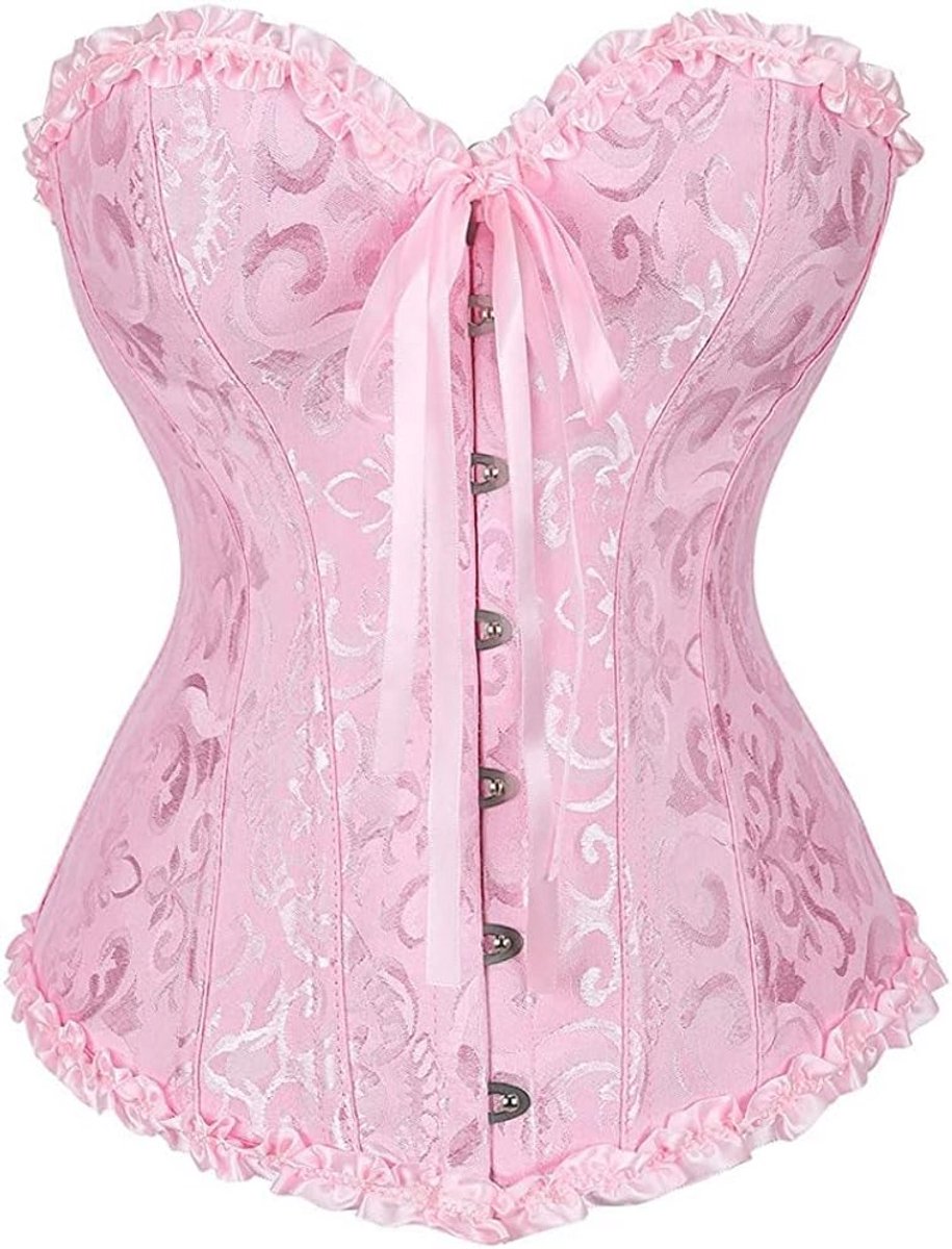 Dames Corset Tops Shapewear Lingerie Kanten Taille Bodysuit