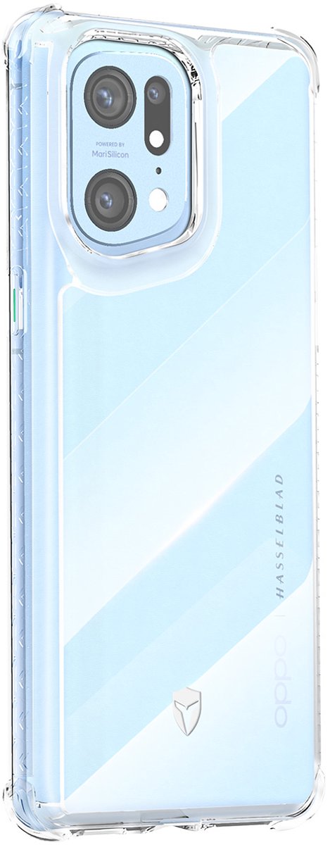 Force Case, Versterkte behuizing voor Oppo Find X5 Pro AIR, Transparant