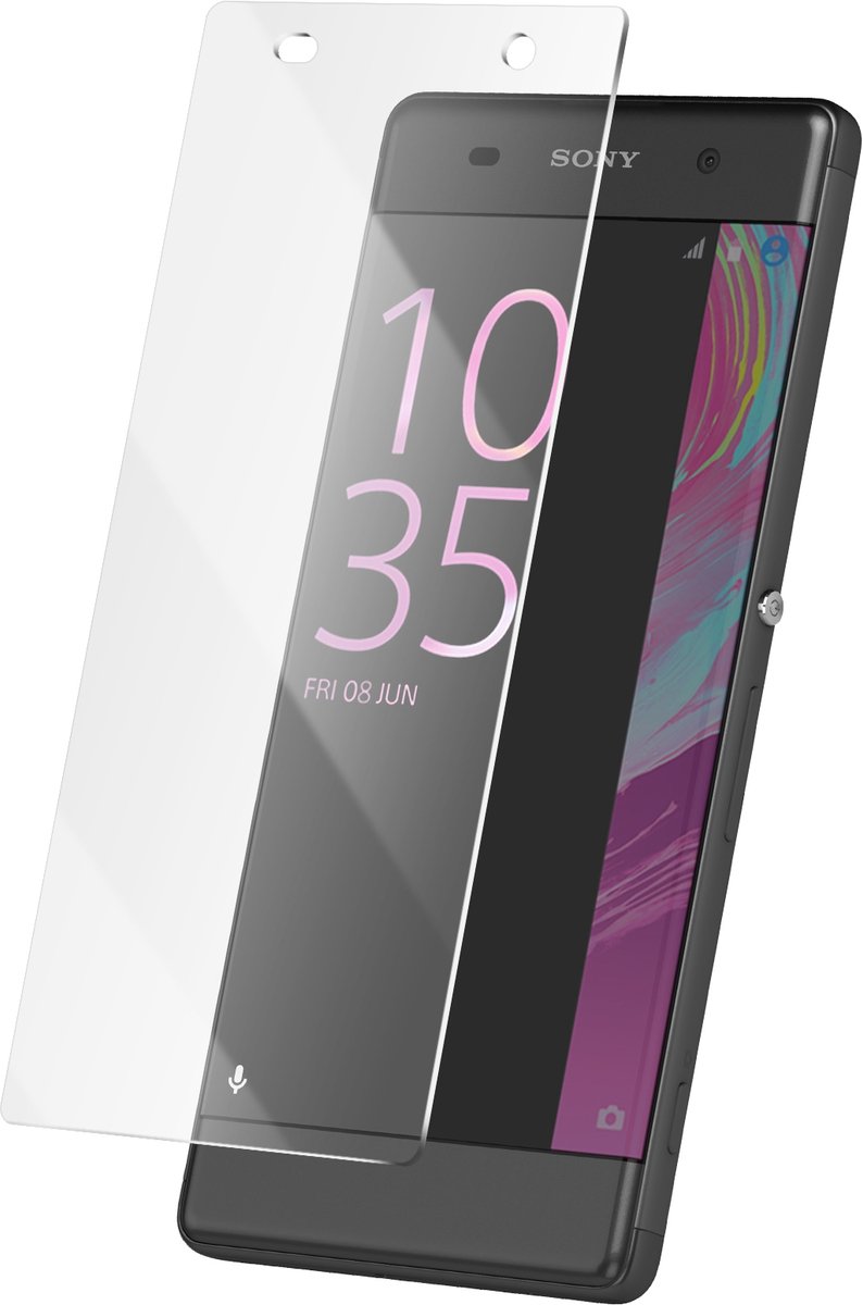 Avizar Gehard glas Geschikt voor Sony Xperia XA hardheid 9H antikras, Transparant