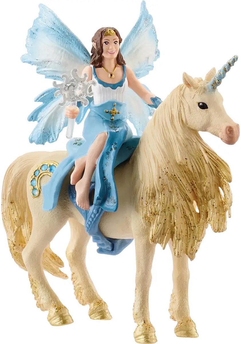 schleich BAYALA - Eyelas buitenrit op gouden eenhoorn - Speelfiguur - Kinderspeelgoed voor Jongens en Meisjes - 5 tot 12 jaar - 42508 — afbeelding 10