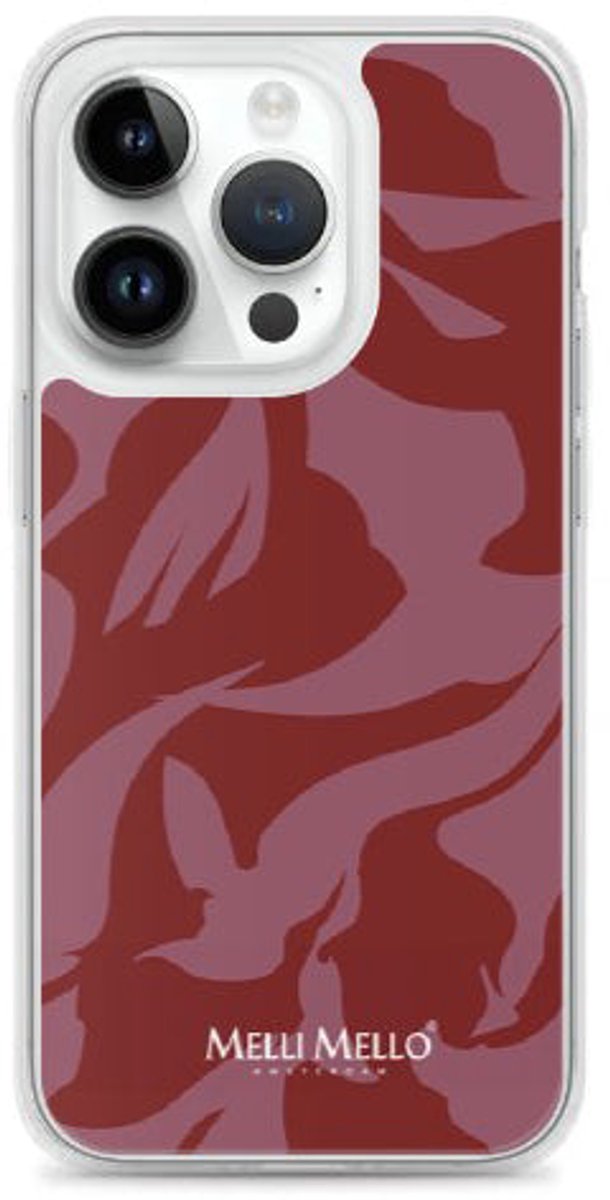 Melli Mello Telefoonhoesje Crimson Wave (Soft case) - Apple iPhone 14 Pro