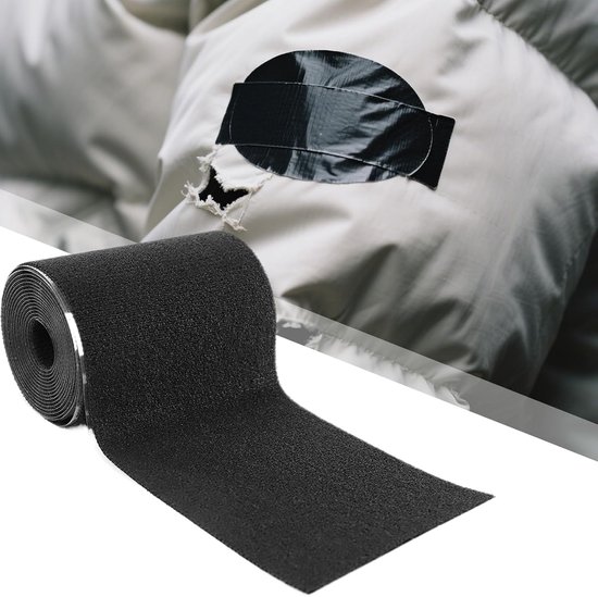 Tent Tape - 10CM x 2M - Zelfklevend - Reparatietape - Reparatietape voor zeildoek - Herstellijm Patch Voor Kleding - Fix Tape - Transparant - Reparatiedoek - Voor PVC-Gecoate - Zelfklevend - Waterdicht - Voor luifel, zeil, boothoezen en tenten van Merkloos — afbeelding 2