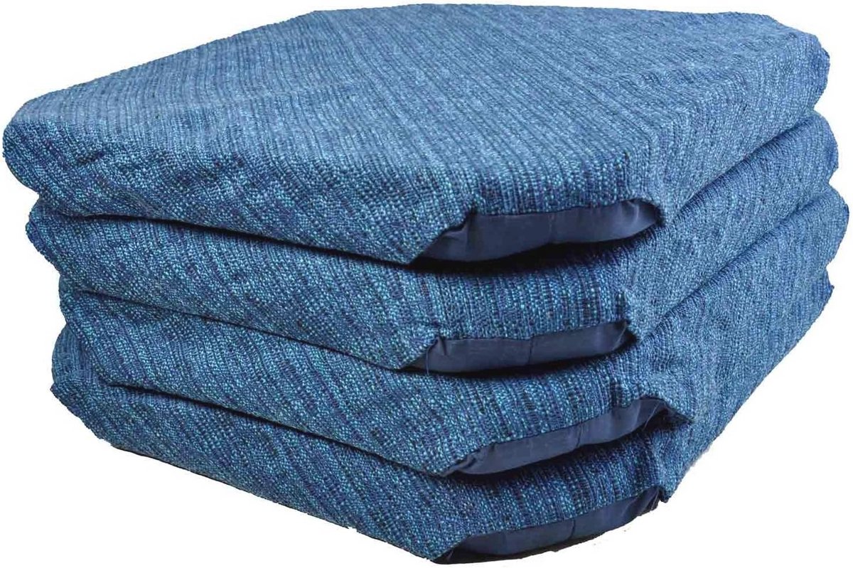 Jacquard Kussen met Melange Vleugels - Set van 4