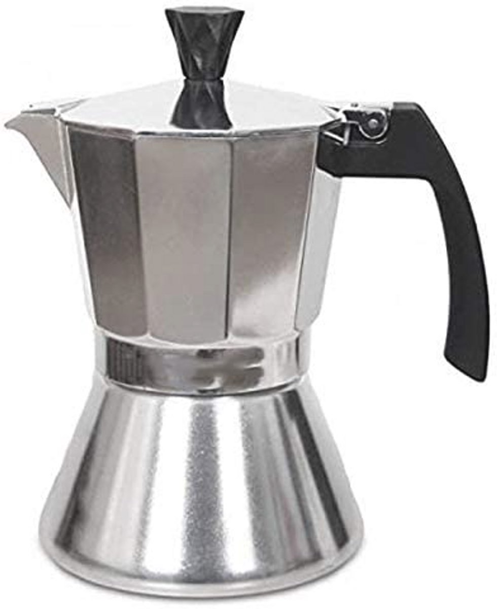 Aluminium Koffiezetapparaat voor 6 Kopjes - Inductie en Robuust