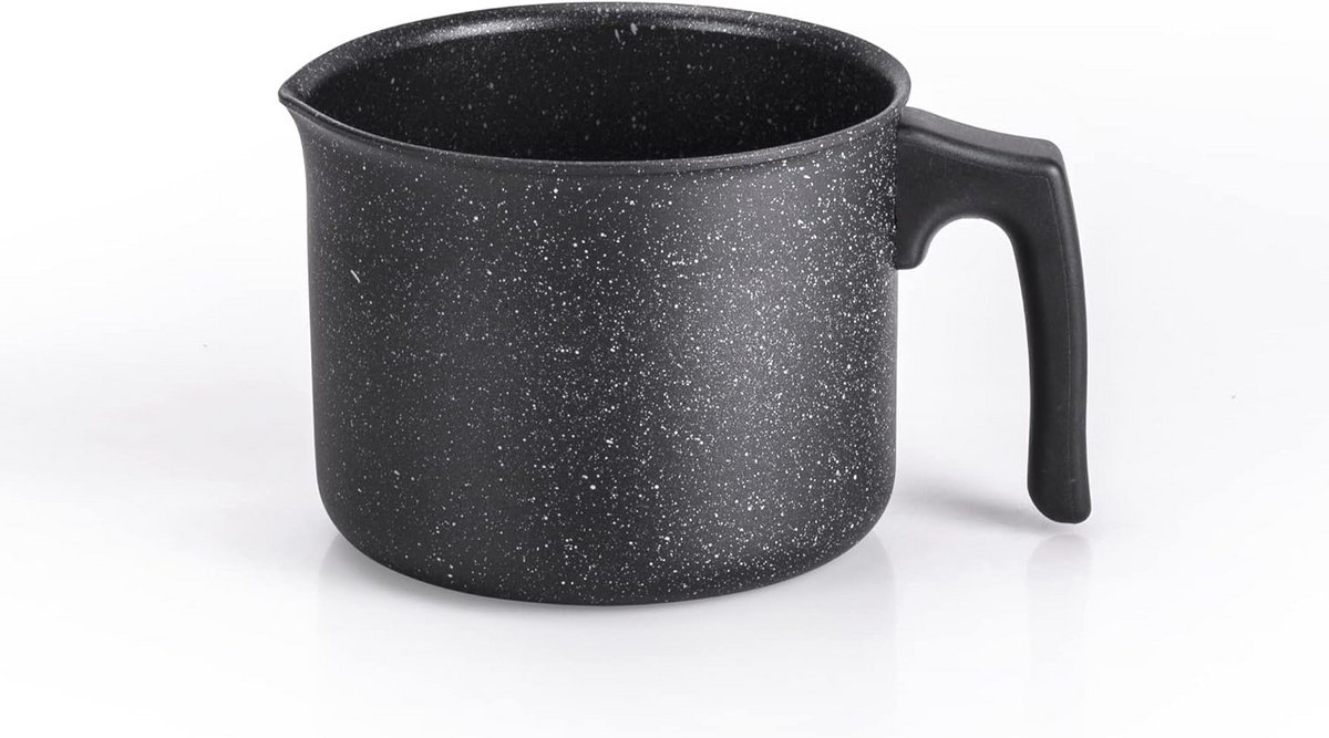 Aluminium Kookpan met Antiaanbaklaag en Steeneffect - 14 cm