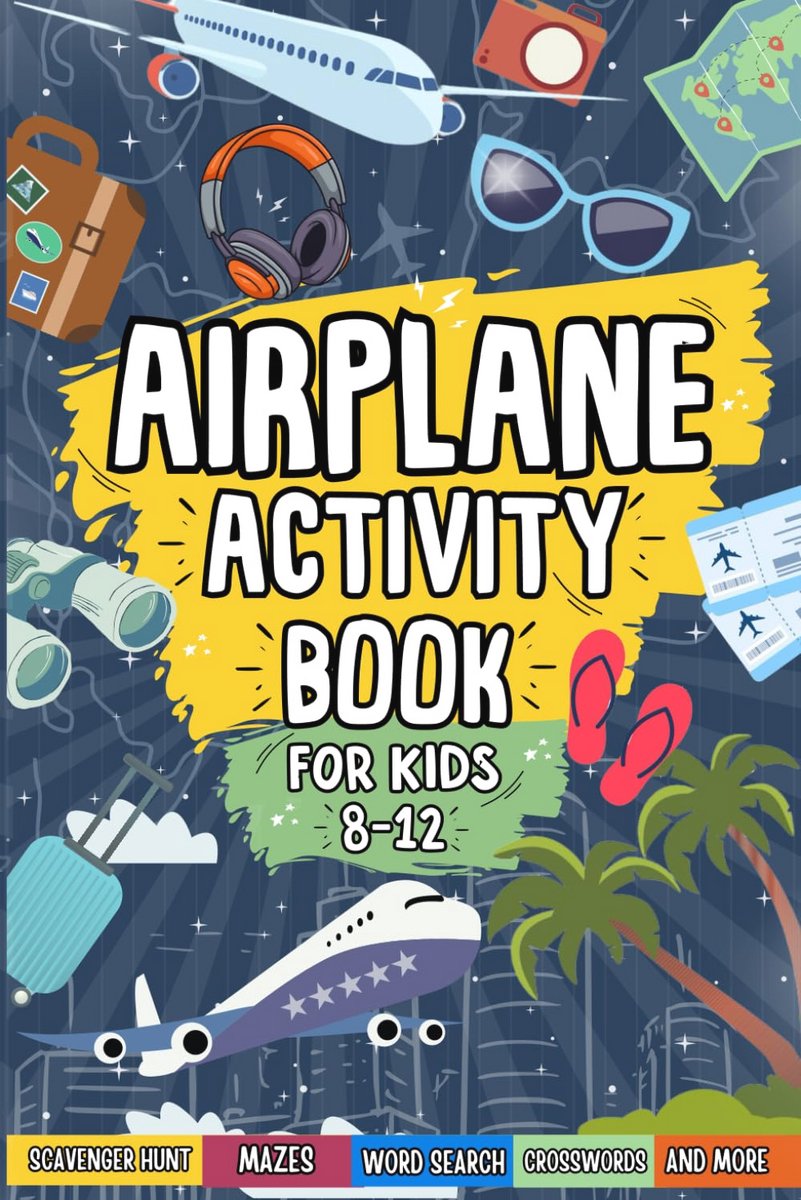 Activiteitenboek voor Kinderen 8-12 jaar: Perfect Voor Reizen | Inclusief Puzzels, Woordzoekers, Sudoku en Meer!