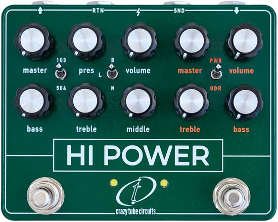 Crazy Tube Circuits Hi Power overdrive / amp-in-a-box