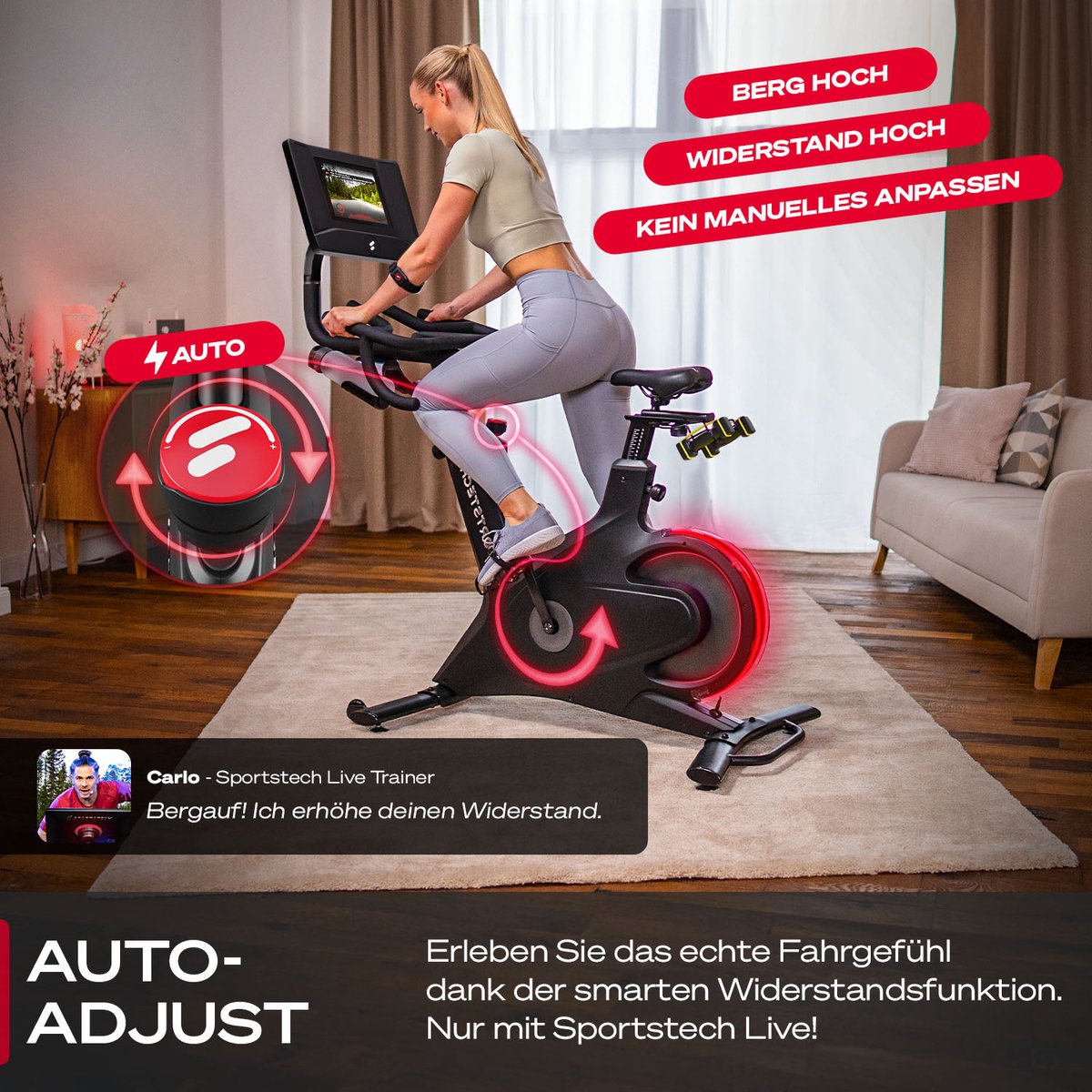 Sportstech sBike Speedbike | 10,1" Touchscreen | - afbeelding 3