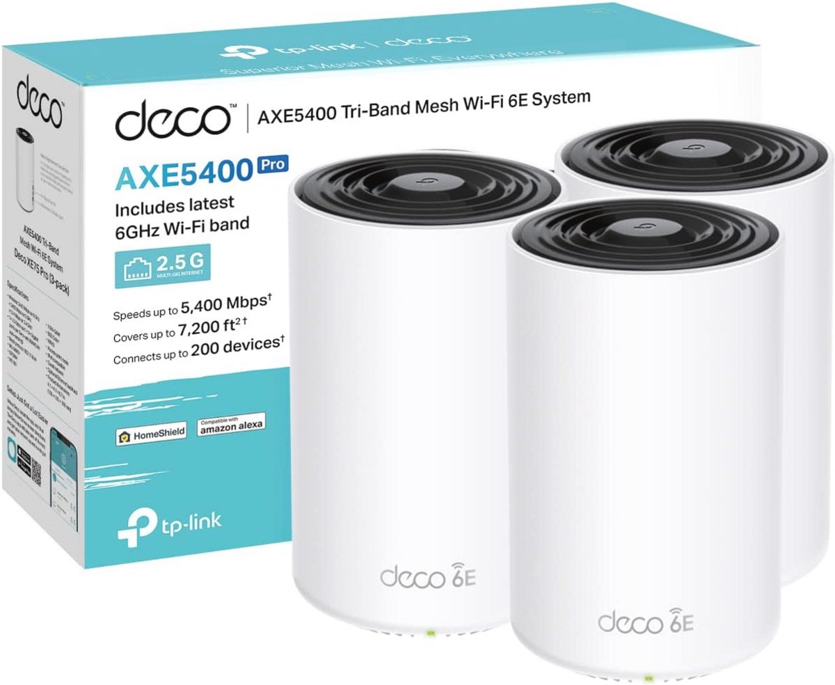 Tri-Band Mesh Wi-Fi 6E Systeem met 2.5Gbps Poort en AI-Powered Netwerk