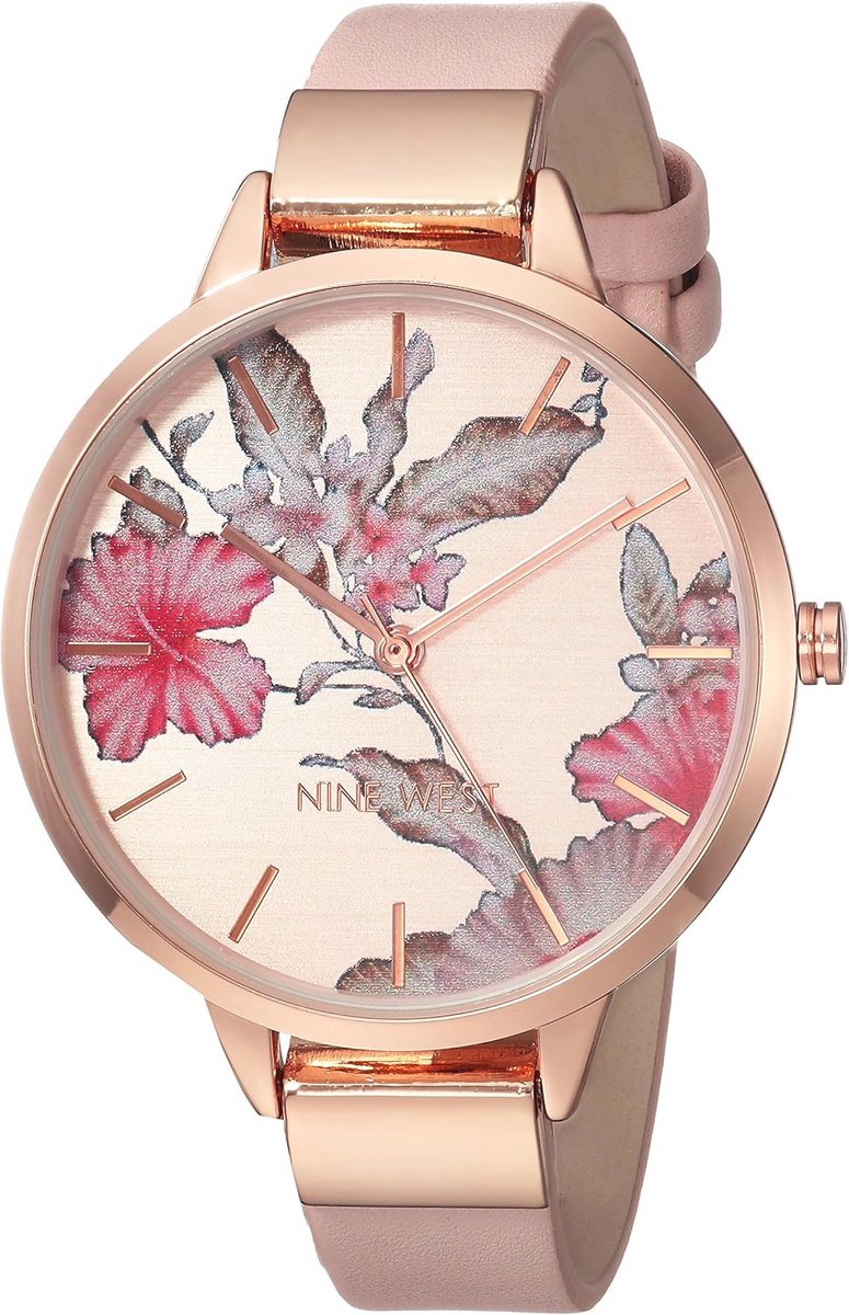 Floral Dial Strap Watch voor Dames