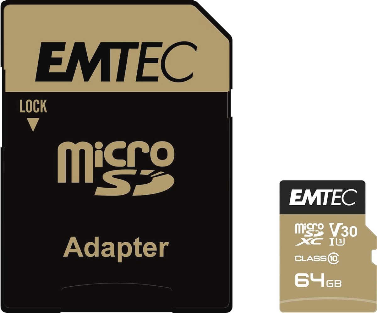 microSDXC 64GB Class10 Geheugenkaart - Hoge Snelheid Geheugenkaarten