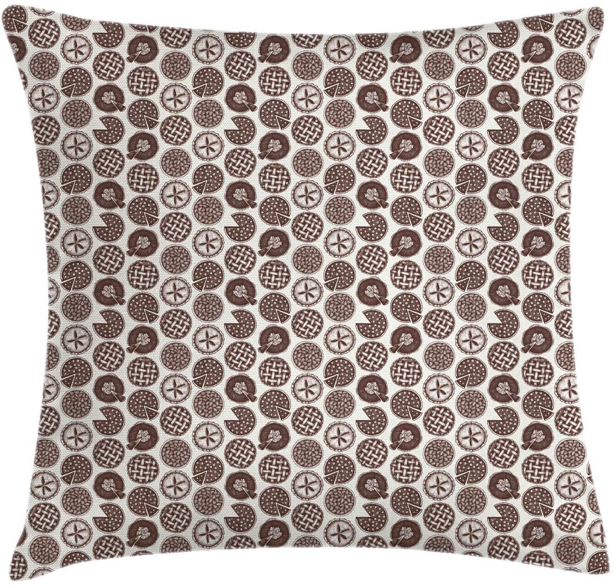 ABAKUHAUS Bakkerij Kussenhoes 40x40 cm – Dubbelzijdig bedrukt Kokosnoot