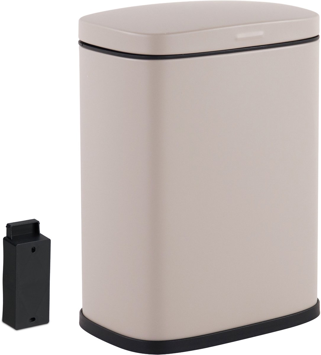 Badkamer prullenbak - hangend - 3 l - softclose - beige