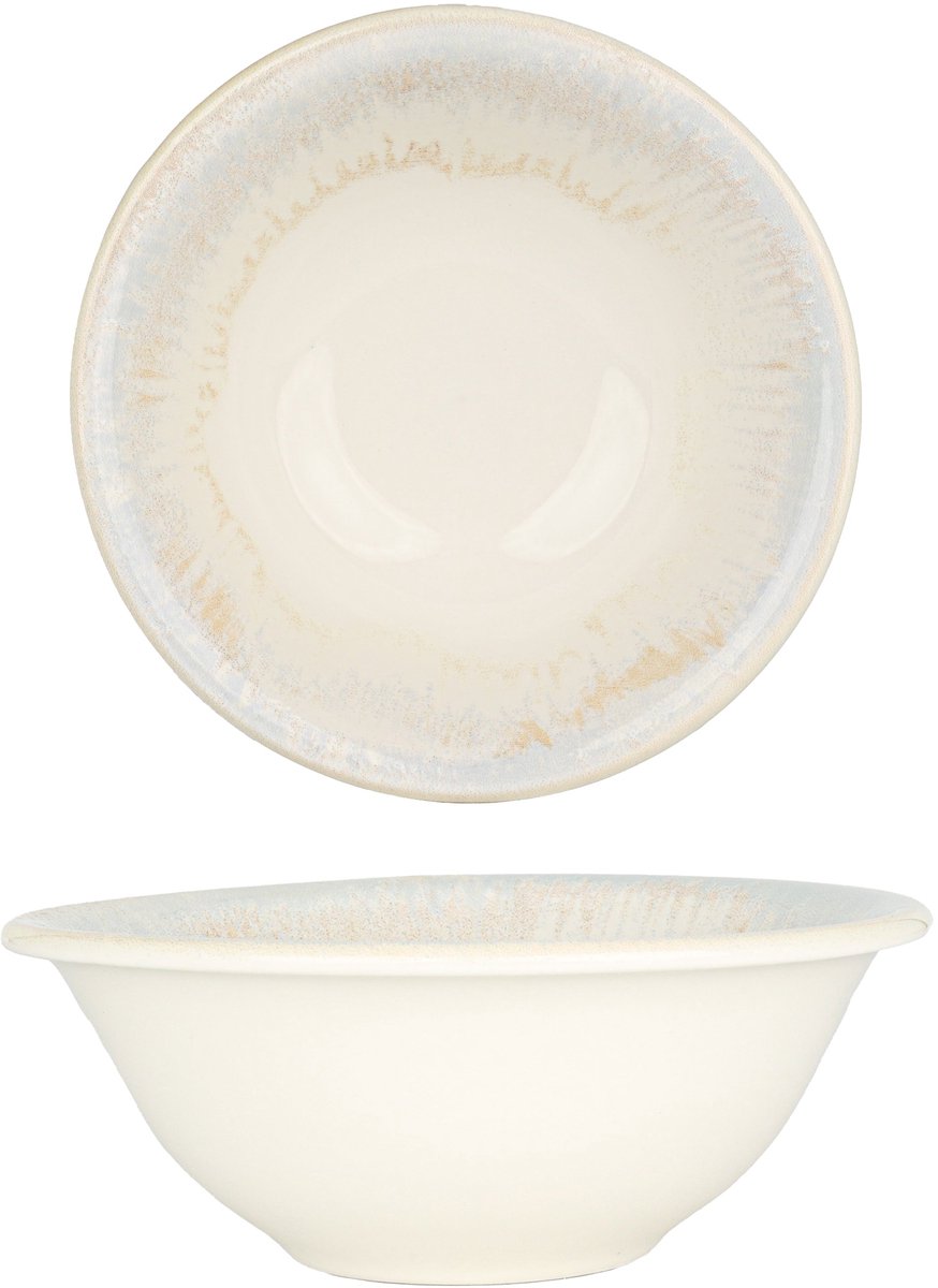 By Bone Kommetje - Wave - Porselein - 16 cm (500cc) - set van 6