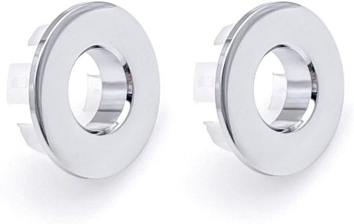 Zilver verchroomd koper badkamer overloop ring vervanging, wastafel plugdeksel voor keukenbadkamer wastafelkom