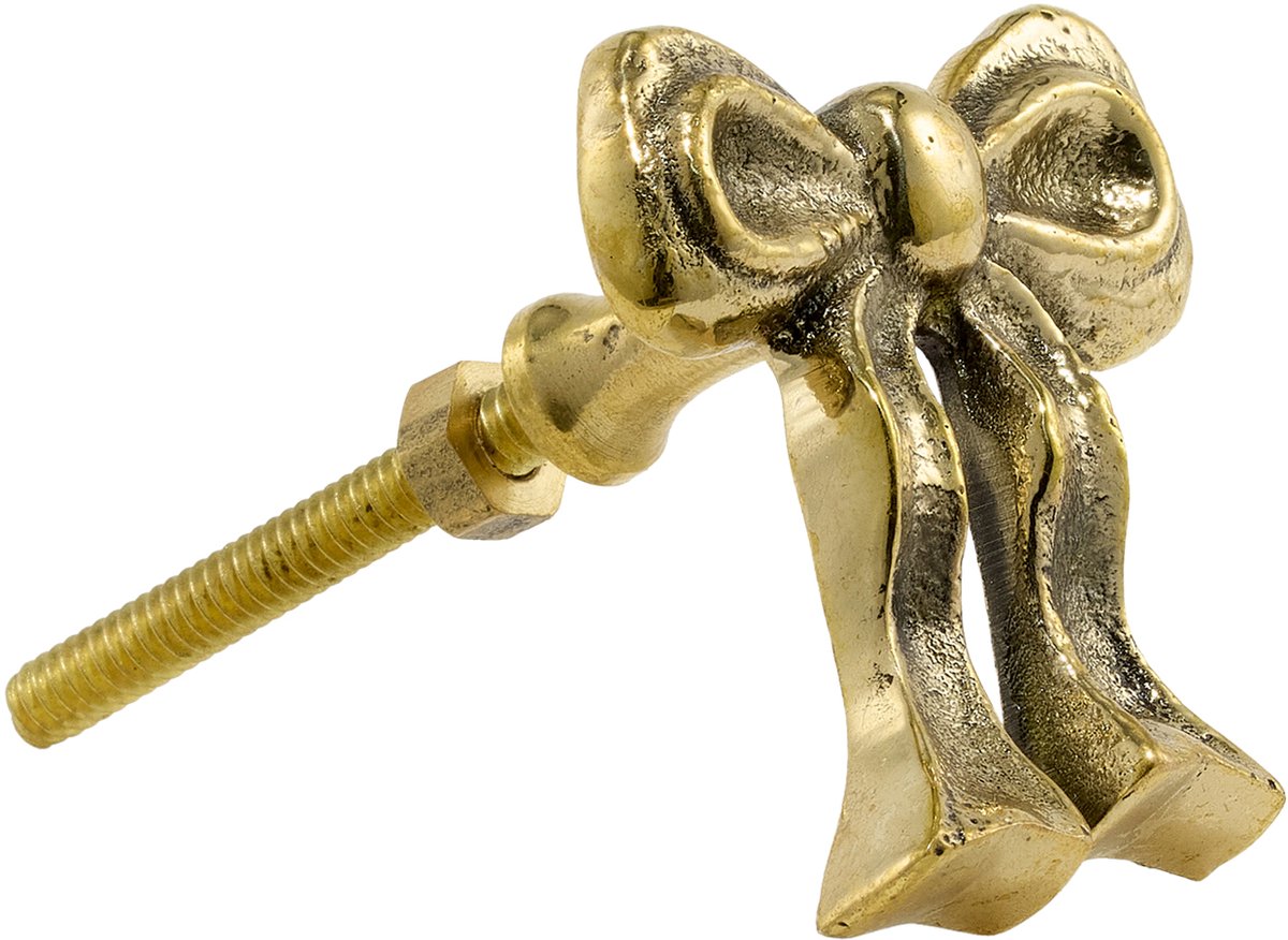 Doing Goods Bowie Bow Knob - Gold Shiny