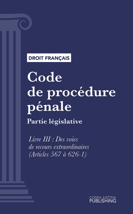Code de procédure pénale - cover